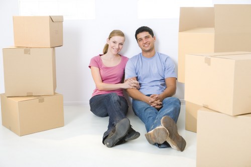 Furniture dismantling and packing preparation for a house move in Twickenham