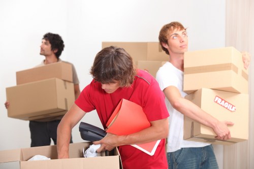 Packing and furniture protection for a local Twickenham flat removal
