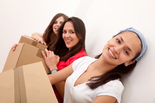 Professional movers planning a relocation in Twickenham