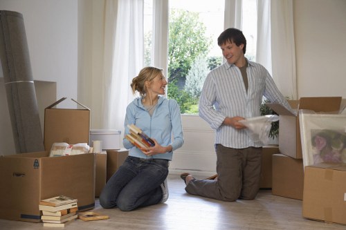 Moving day logistics and unloading during removals in Twickenham