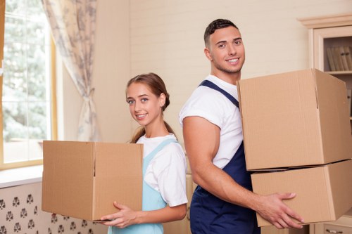 Twickenham moving company working in a residential property